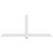 Ekena Millwork Eugene Architectural Grade PVC Gable Bracket, 108"W x 45"H x 2"D x 6"F, 10/12 Pitch GBP108X45X0206EUG00 - alternate 4